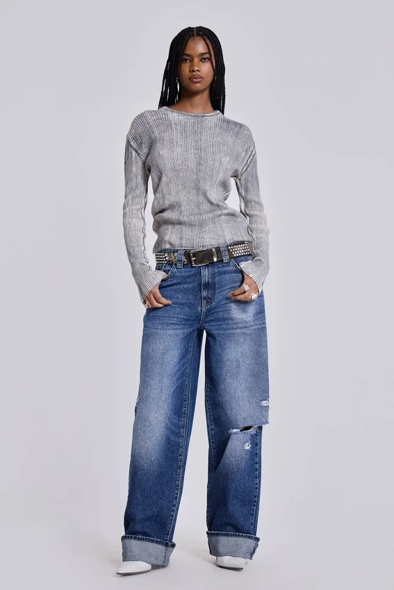 Sonic-Jeans in Vintage-Blau