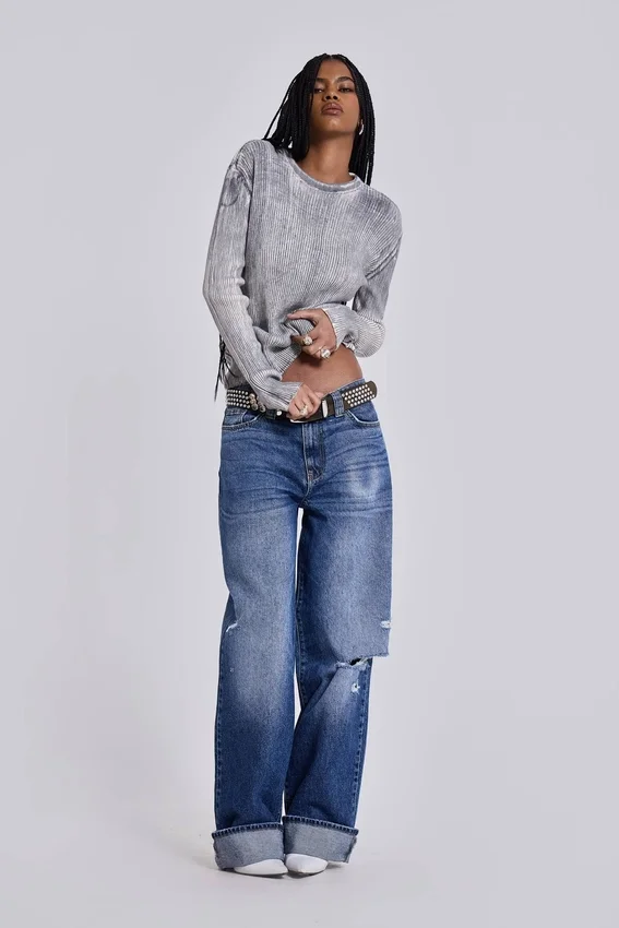 Sonic-Jeans in Vintage-Blau