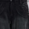 Sonnenverblasste schwarze Trooper-Cargohose