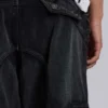 Sonnenverblasste schwarze Trooper-Cargohose