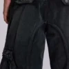 Sonnenverblasste schwarze Trooper-Cargohose