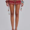 Talina Mini-Skort mit Fransen