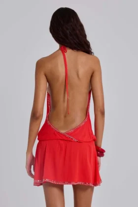 Tatiana rückenfreies Minikleid