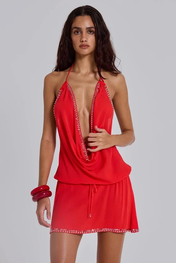 Tatiana rückenfreies Minikleid