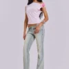 „Thirteen“-Jeans in heller Waschung