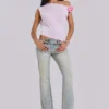 „Thirteen“-Jeans in heller Waschung