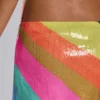 Toryn rückenfreies Mini-Kleid mit Streifen und Pailletten