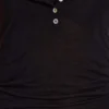 Transparentes Henley-Tanktop in Schwarz