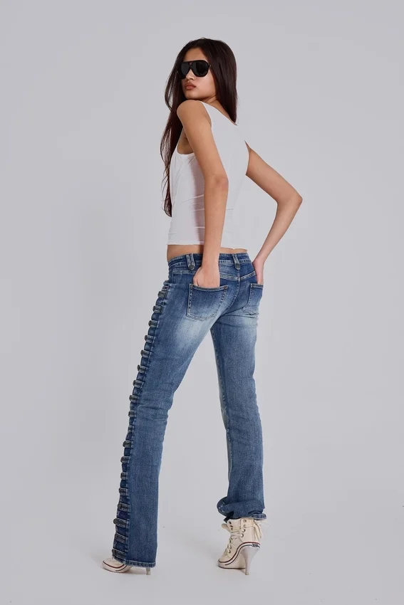 Military-Bootcut-Jeans „Cooper“