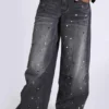 Trixa Colossus Jeans mit Nietenverzierung