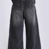 Trixa Colossus Jeans mit Nietenverzierung