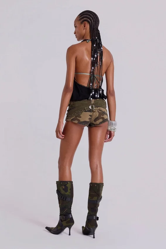 Trooper Camo Mini-Shorts