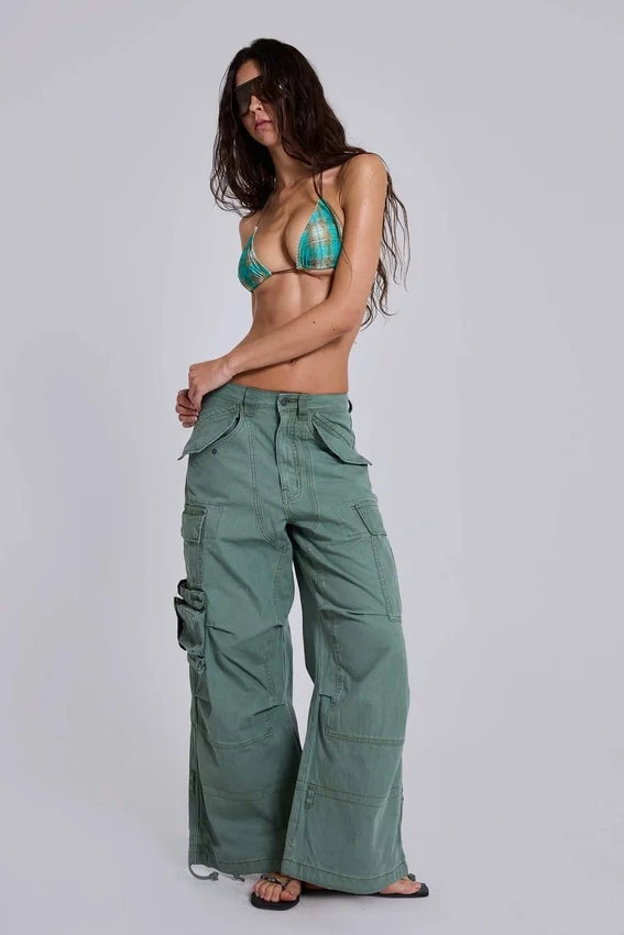 Utility-Cargohose in Khaki