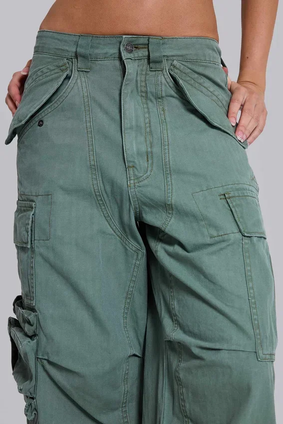 Utility-Cargohose in Khaki