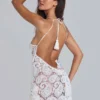 Verbena Patchwork-Häkel-Minikleid