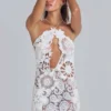 Verbena Patchwork-Häkel-Minikleid