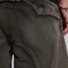 Verwaschene khakifarbene Trooper-Cargohose