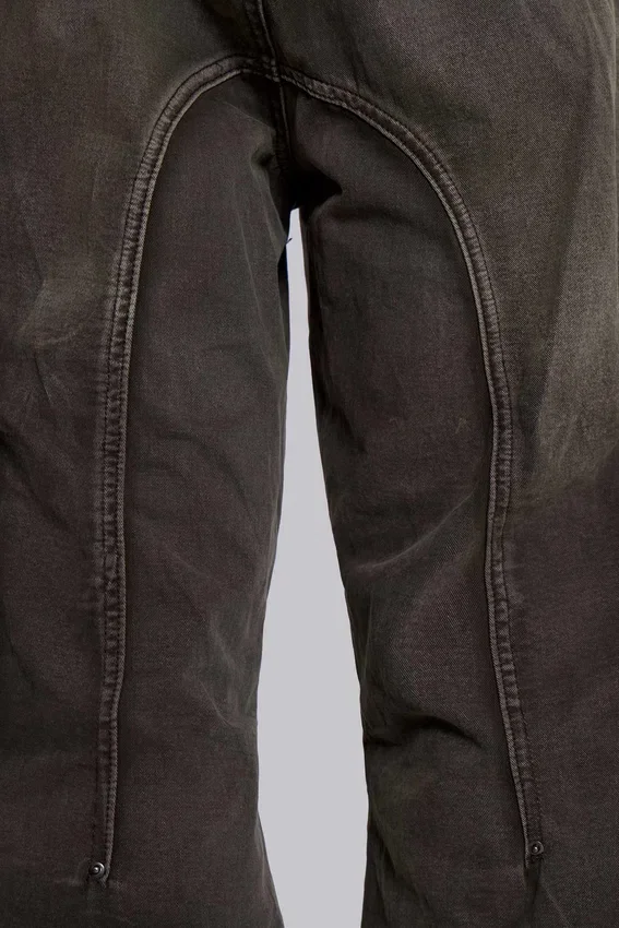 Verwaschene khakifarbene Trooper-Cargohose