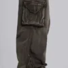 Verwaschene khakifarbene Trooper-Cargohose