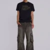 Verwaschene khakifarbene Trooper-Cargohose