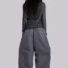 Vintage-graue Parachute-Cargohose