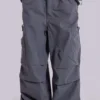Vintage-graue Parachute-Cargohose