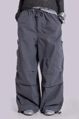 Vintage-graue Parachute-Cargohose