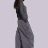 Vintage-graue Parachute-Cargohose