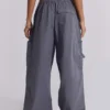 Vintage-graue Parachute-Cargohose