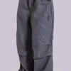 Vintage-graue Parachute-Cargohose