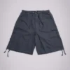 Vintage Grey Parachute Cargo-Shorts