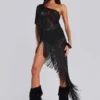 Vivienne-Kleid mit Spitzenfransen