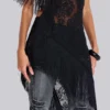 Vivienne-Kleid mit Spitzenfransen