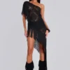 Vivienne-Kleid mit Spitzenfransen