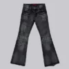 Washed Black Drift Bootcut-Jeans