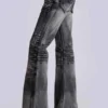 Washed Black Drift Bootcut-Jeans