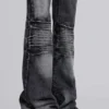 Washed Black Drift Bootcut-Jeans