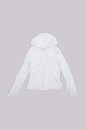 Weißer „Marl Mist“-Hoodie