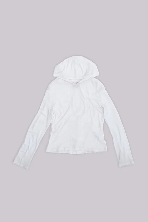 Weißer „Marl Mist“-Hoodie