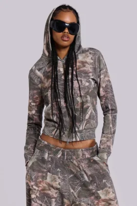 Woodland-Camo-„Mini Monster“-Hoodie