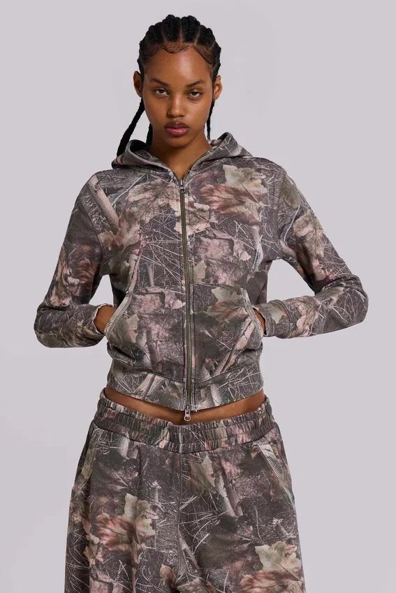 Woodland-Camo-„Mini Monster“-Hoodie