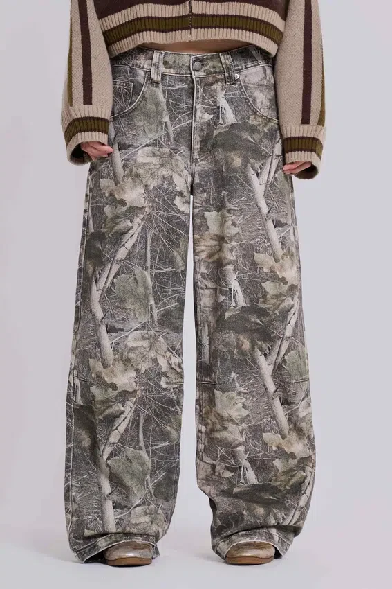 Woodland-Camouflage-Colossus-Baggy-Jeans