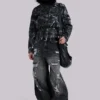 XL Colossus Jeans mit Ketten und Distressed-Effekt