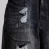 XL Colossus Jeans mit Ketten und Distressed-Effekt