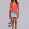Zadie Airbrush-Denim-Minirock