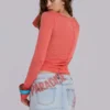 Zadie Airbrush-Denim-Minirock