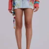 Zadie Airbrush-Denim-Minirock