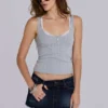 Zadie Denim Cut-Off-Minirock in dunkler Waschung