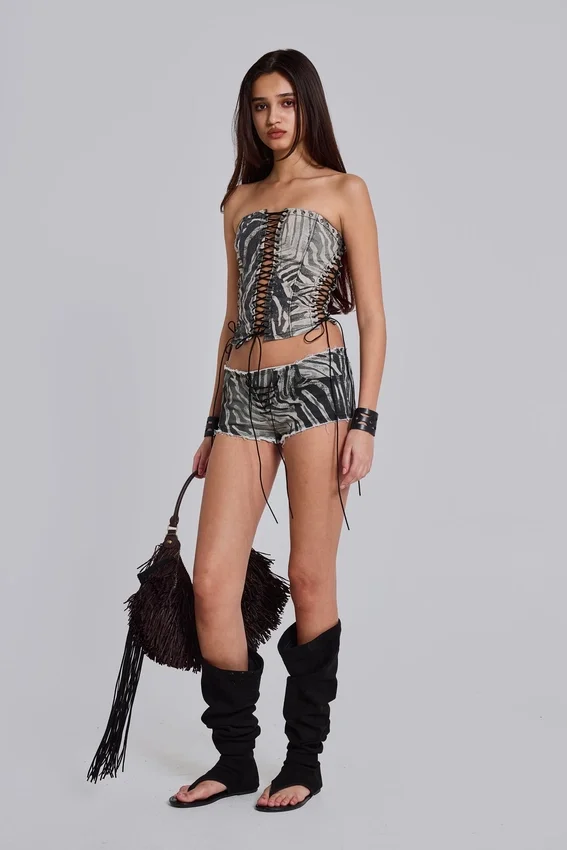 Zebra-Jeans-Hotpants