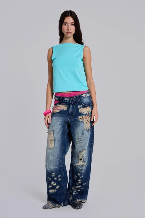 Zerrissene „Colossus Jeans“